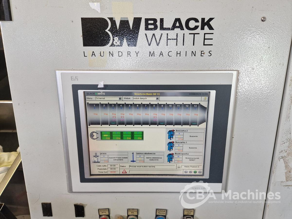 Usato 2010 Tunnel di lavaggio Black & White  13x50kg (759)