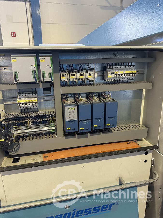 Used 2011 Kannegiesser Ironing Line 3x1200x3500 Kannegiesser Steam 1-2-4 lanes