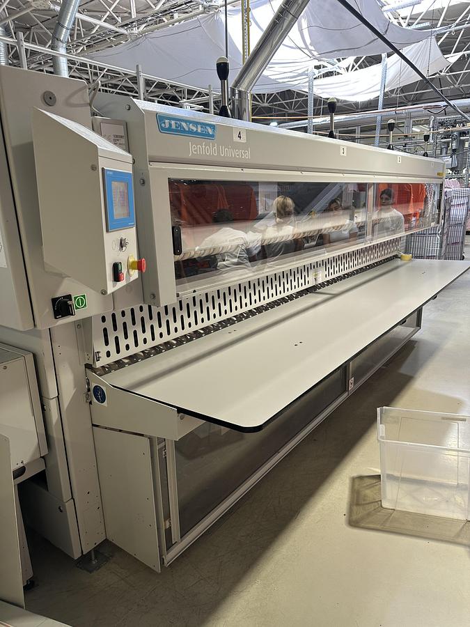Used 2018 Jensen Ironing Line EXPG 2x1200x4000mm GAS - Logic Plus - Universal