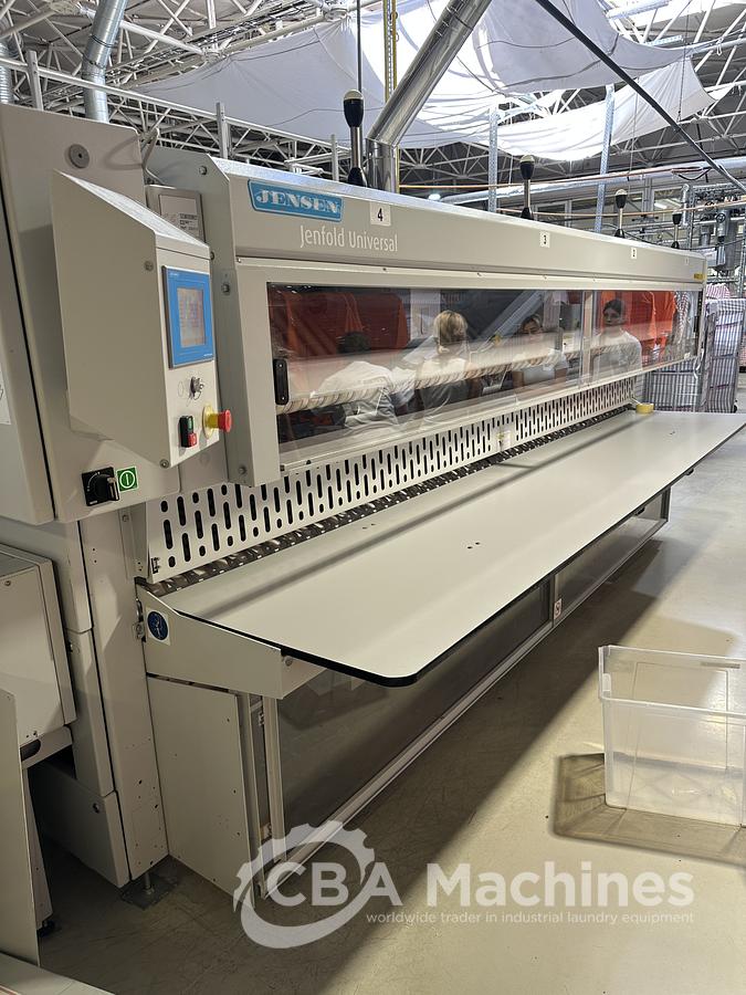 Used 2018 Jensen Ironing Line EXPG 2x1200x4000mm GAS - Logic Plus - Universal