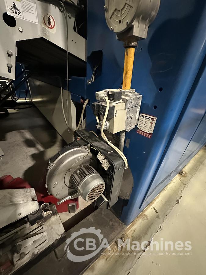 Used 2012 Ironing Line Gas Jensen/Lapauw Jenfeed Logic Plus + 2C1/1601/33G + Jenfold Classic (1076-1077-1078)