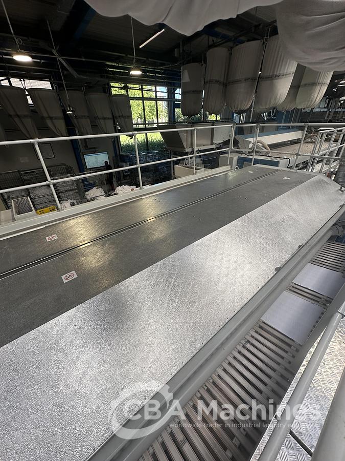 Used 2022 Ironing line Jensen Basic Plus (1029) + EXP 2000 (1030) + Magic (1031) + Napkin Bottom Up (1032)