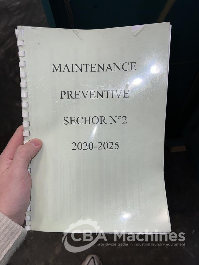 Used 1999 Dryer Lavatec TT733 D Steam 50kg with legs 175cm (853)