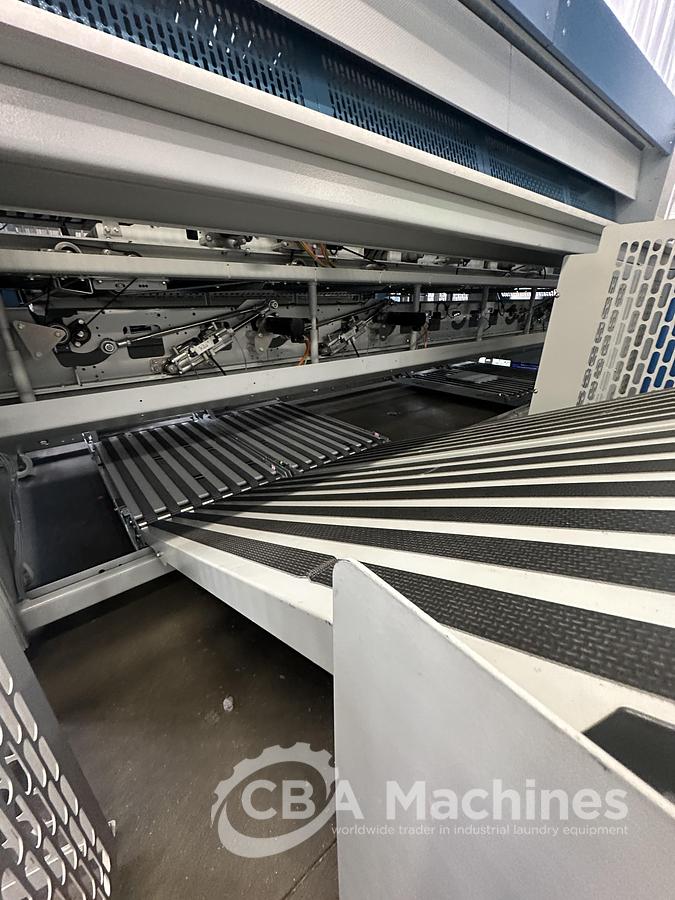 Used 2023 Kannegiesser Ironing line EMQ synchro pro 40-01+2-4/4-1/2 (1033) + HighPower HPM 3x1200x4000mm (1034) + SFM-E 40(42)-1/2-3-KR3-R-ISP4 (1035)