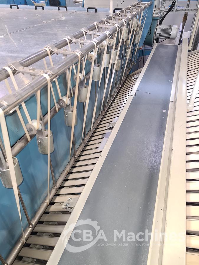 Used Ironing line Kannegiesser 2 roll 1200 x 3000mm steam year 2005/1997