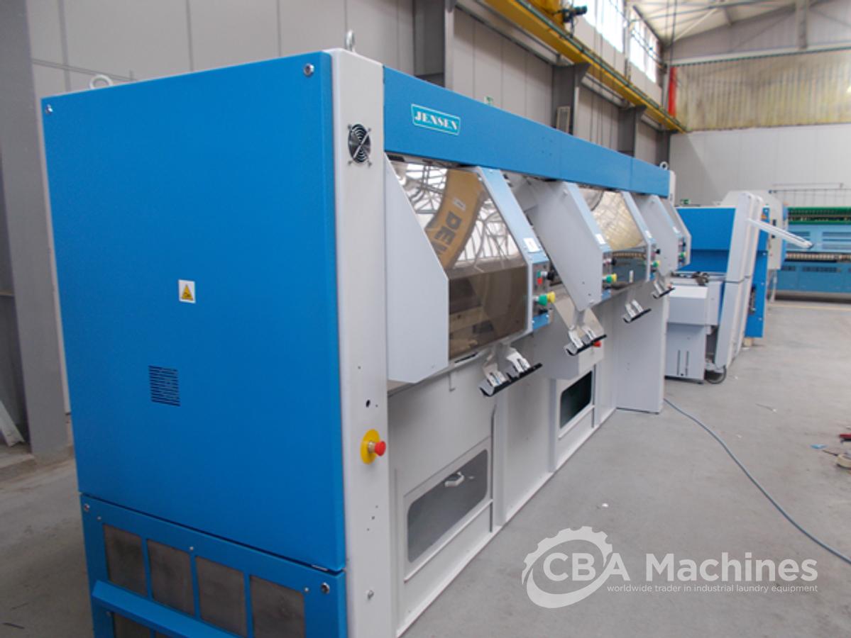 Used Complete Ironing Line Jensen – Lapauw 2 roll 1600 x 4000mm STEAM