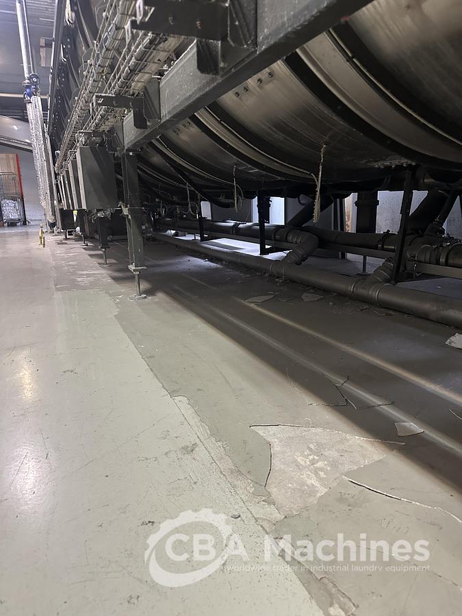 Used 2009 Girbau CBW System 12x50 with press + 100kg dryer