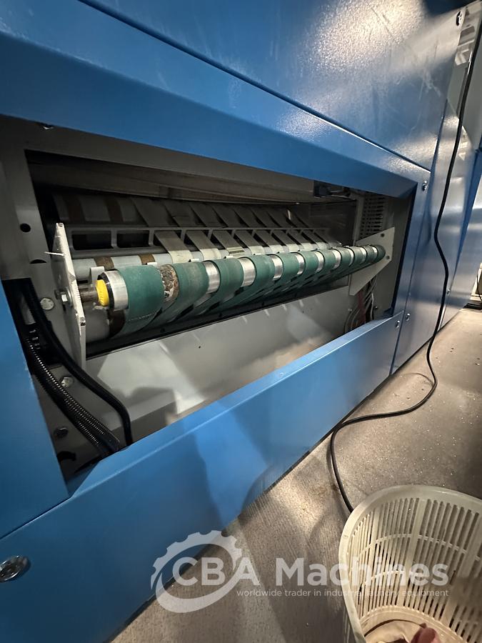 Used 2004 Jensen Ironing Line 4 lanes 2x1200x3300mm STEAM