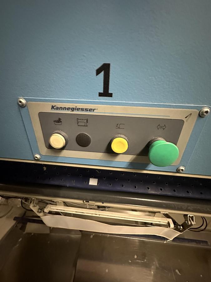 Used 2011 / 2005 Kannegiesser Ironing Line GAS 1x2000x3500mm: EMD - HPMG- RFM