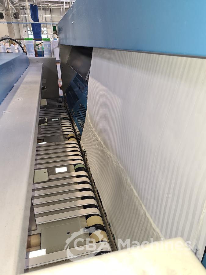 Used Ironing line Kannegiesser 2 roll 1200 x 3000mm steam year 2005/1997