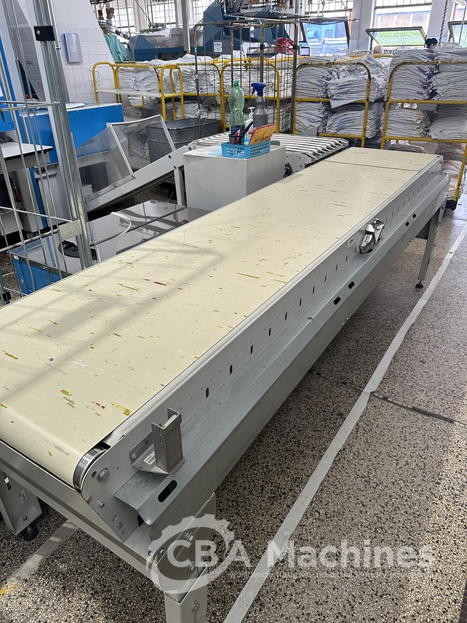 Used 2010 Jensen Ironing Line Logic Plus - Jenroll EXPG 2x1200x3500mm GAS - Classic Folder