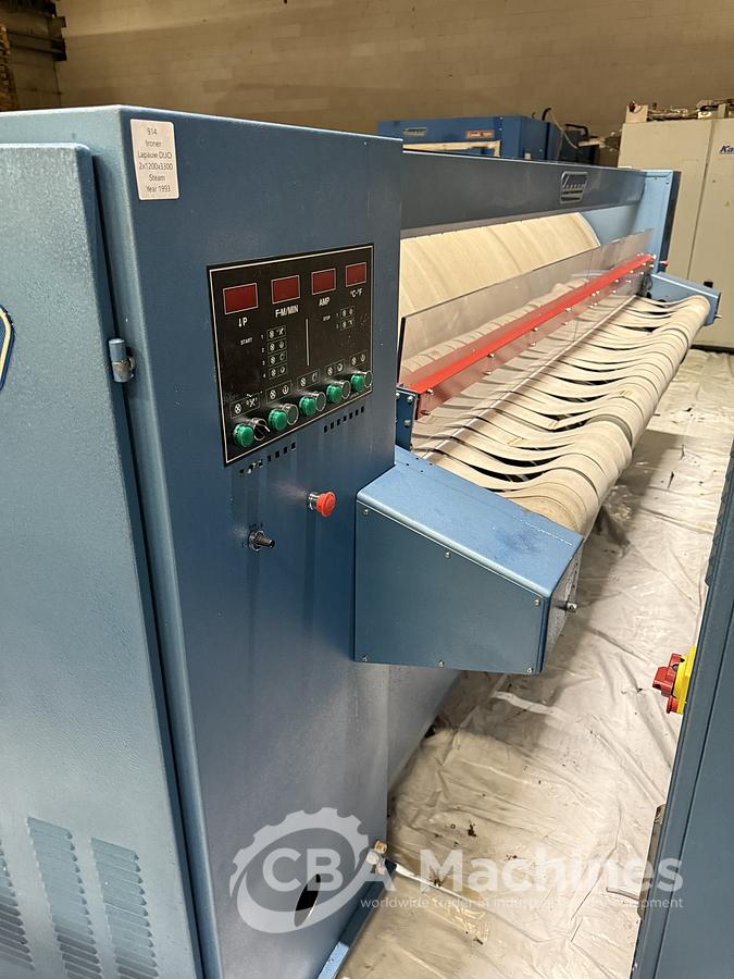 Used 1993 Ironer Lapauw DUO 2x1200x3300 Steam (914)