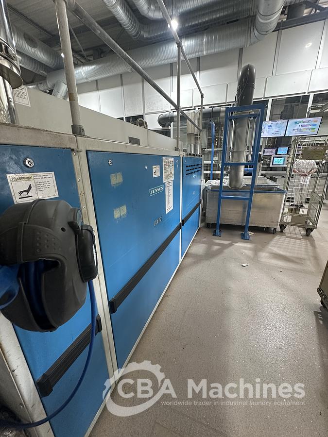 Used 2004 Jensen Ironing Line 4 lanes 2x1200x3300mm STEAM