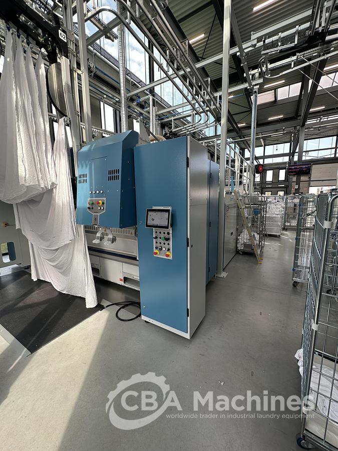 Used 2025 Kannegiesser Ironing Line Steam GZ-A 01+2 + EMA Pro 35-01+2-1/4-1/2 + HPM.II 2 roll x 1200mm x 3500mm + SFM-E 35(35)-1/2-3-KR3-R-ISP4 (1057-1058-1059-1060)