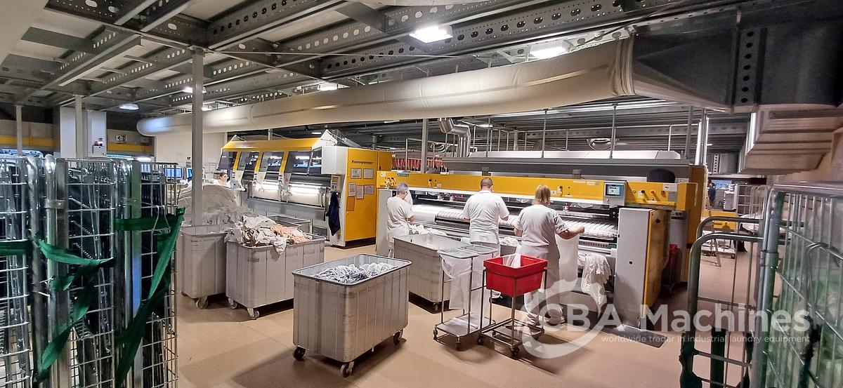 Used 2008 Jensen GAS Ironing Line 1 roll 2000x3500mm