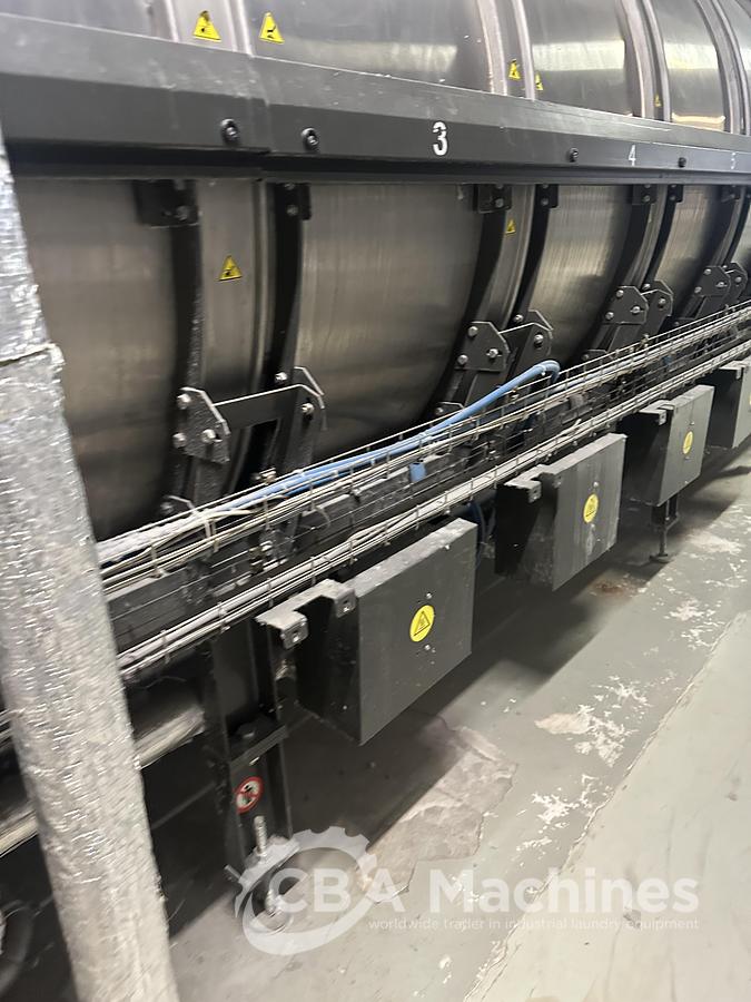 Used 2009 Girbau CBW System 12x50 with press + 100kg dryer