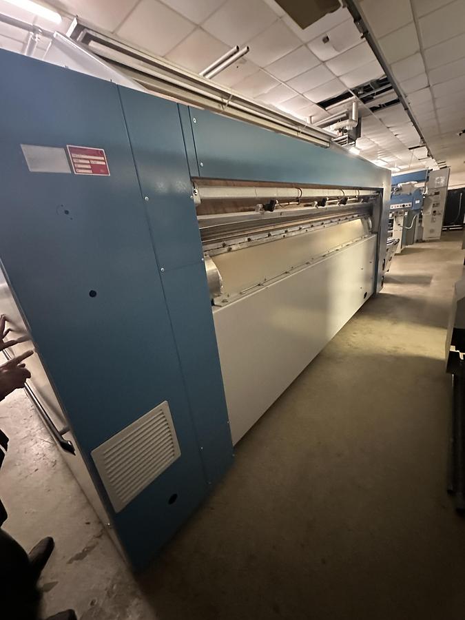 Used 2011 / 2005 Kannegiesser Ironing Line GAS 1x2000x3500mm: EMD - HPMG- RFM