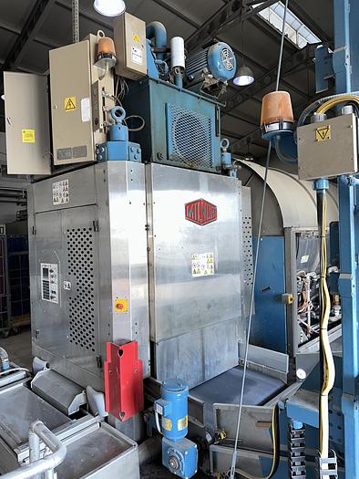 Used Complete Milnor 8 x 50kg CBW tunnel system year 2010 / 2018