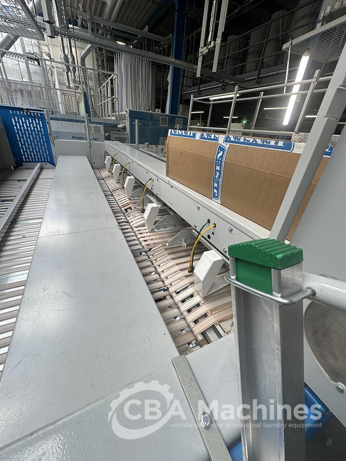 Used 2022 Ironing line Jensen Basic Plus (1029) + EXP 2000 (1030) + Magic (1031) + Napkin Bottom Up (1032)