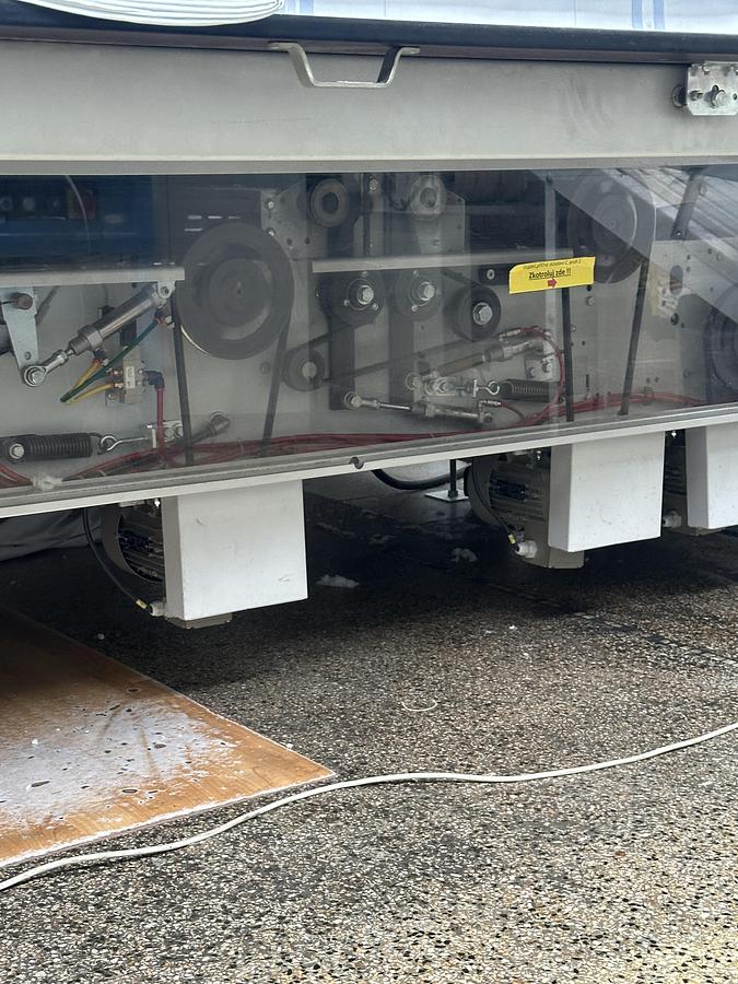 Used 2010 Jensen Ironing Line Logic Plus - Jenroll EXPG 2x1200x3500mm GAS - Classic Folder