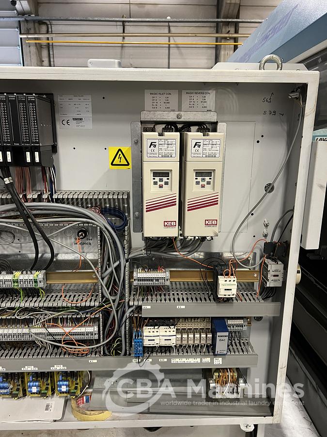 Used 2005 Jensen / Lapauw Ironing Line 2x1200x4000mm Steam for Small Pieces