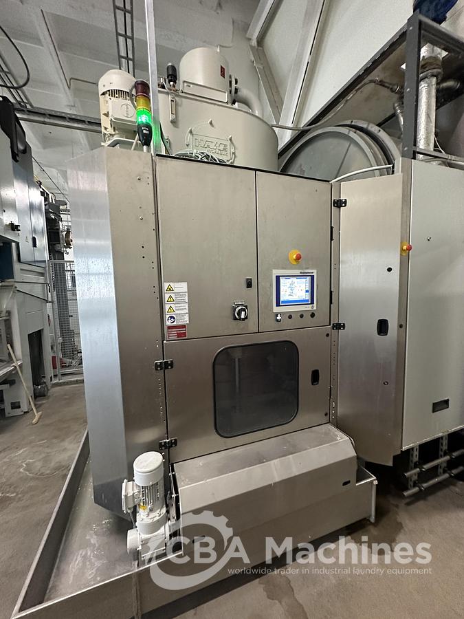 Used 2020 Kannegiesser Complete CBW Tunnel System PT 13x60 + Press PP10-60-40 + Shuttle + 3x DII-60 GAS + Step Conveyor + Lint Filter + Conveyors