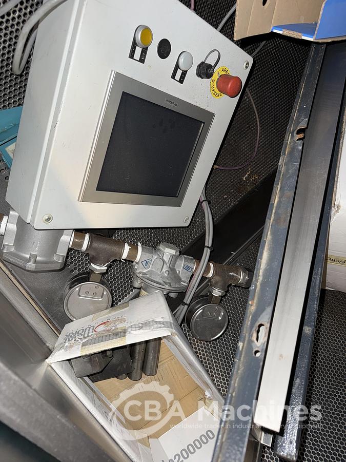 Used rev 2011 Dryer Lavatec TT735 G 75kg GAS with legs 140cm (464)