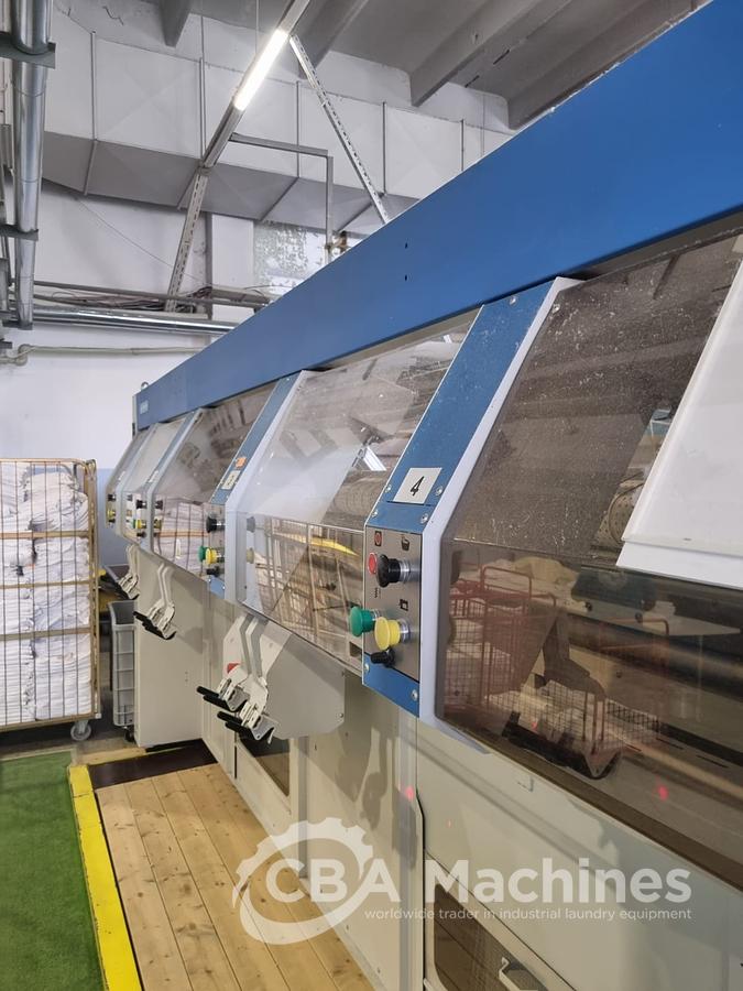 Used Complete Ironing Line Jensen – Lapauw 2 roll 1600 x 4000mm STEAM