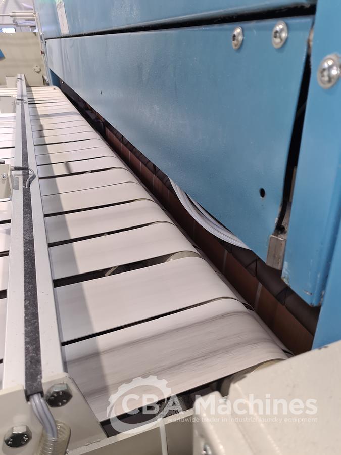 Used Ironing line Kannegiesser 2 roll 1200 x 3000mm steam year 2005/1997