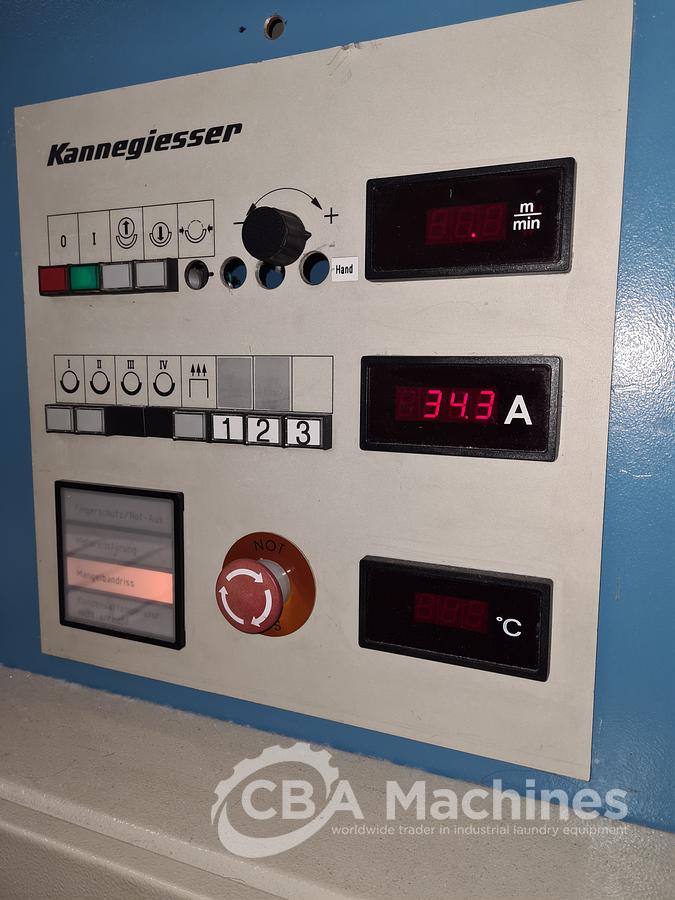 Used 1997 Ironer Kannegiesser HLM 2 roll 1200 x 3000mm (650)