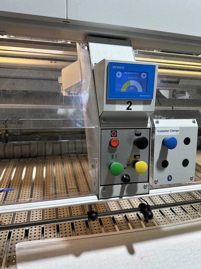 Used 2018 Jensen Ironing Line EXPG 2x1200x4000mm GAS - Logic Plus - Universal