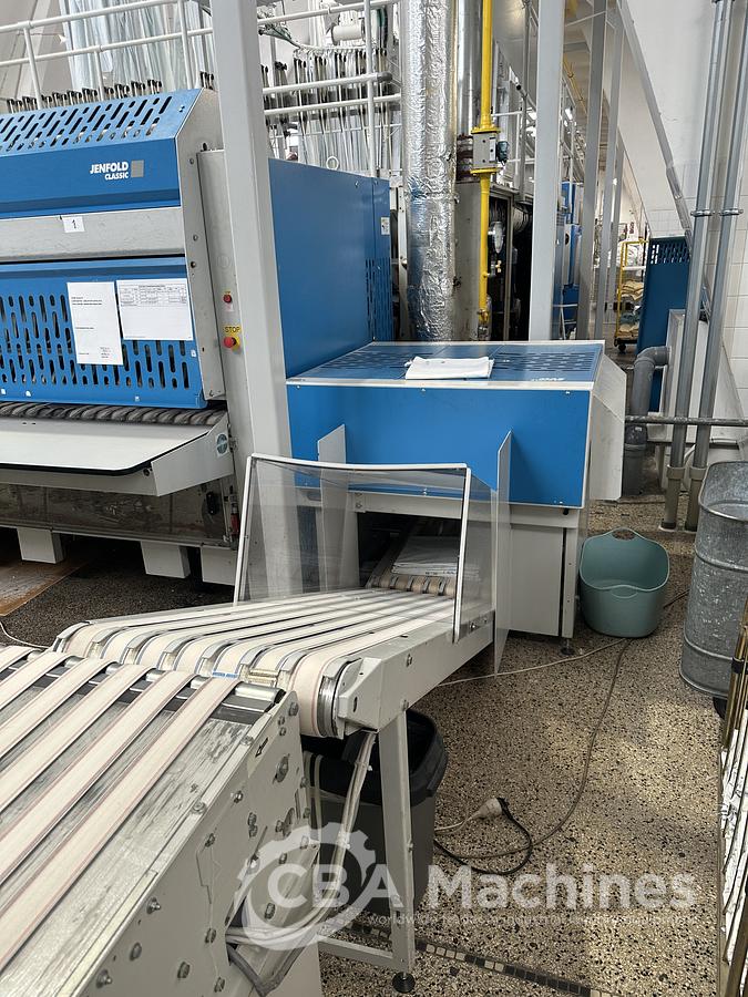 Used 2010 Jensen Ironing Line Logic Plus - Jenroll EXPG 2x1200x3500mm GAS - Classic Folder