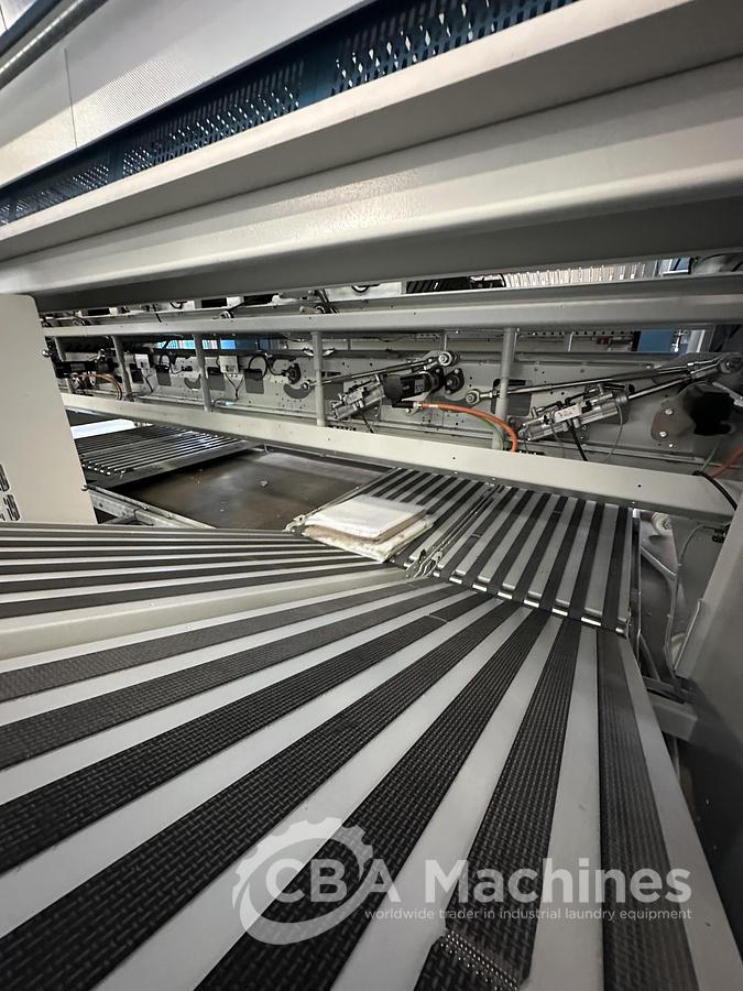 Used 2023 Kannegiesser Ironing line EMQ synchro pro 40-01+2-4/4-1/2 (1033) + HighPower HPM 3x1200x4000mm (1034) + SFM-E 40(42)-1/2-3-KR3-R-ISP4 (1035)
