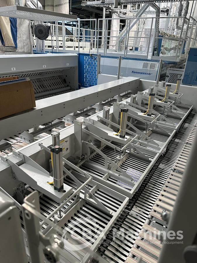 Used 2022 Ironing line Jensen Basic Plus (1029) + EXP 2000 (1030) + Magic (1031) + Napkin Bottom Up (1032)