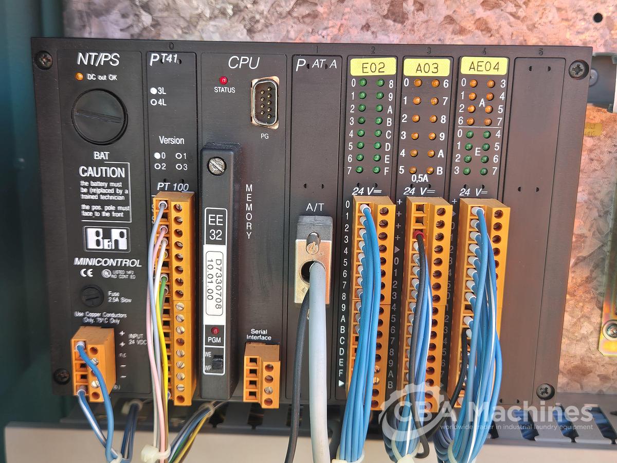 Used 1999 Dryer Lavatec TT733 D Steam 50kg with legs 175cm (854)