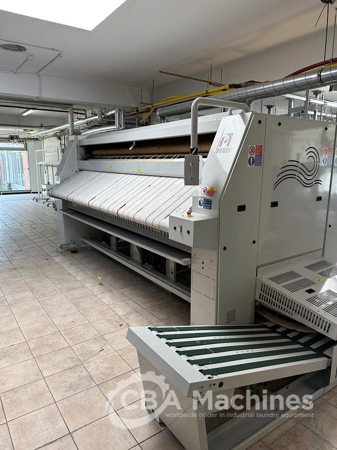 Used 2017 Domus GAS Ironer Sextans 1 roll 800mm x 3300mm with built-in folder