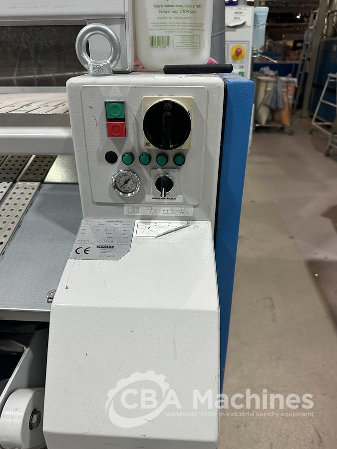 Used 2004 Jensen Ironing Line 4 lanes 2x1200x3300mm STEAM