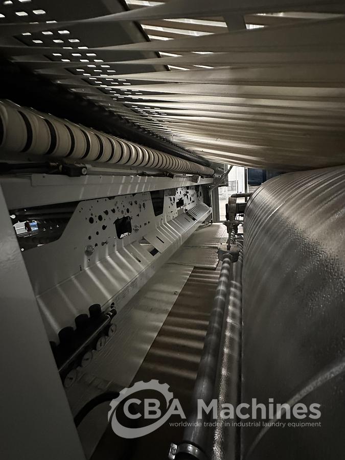 Used 2020 Ironing Line Kannegiesser 2 roll 1200x3500mm GAS - EMQ Synchro + HPM-II GAS + SFM.II 1-2-4 lanes