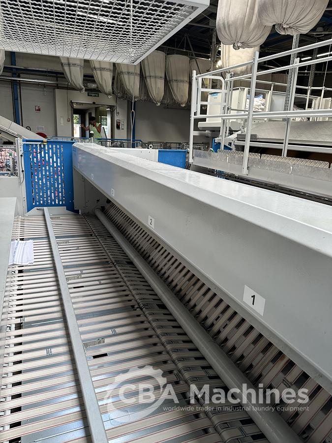 Used 2022 Ironing line Jensen Basic Plus (1029) + EXP 2000 (1030) + Magic (1031) + Napkin Bottom Up (1032)