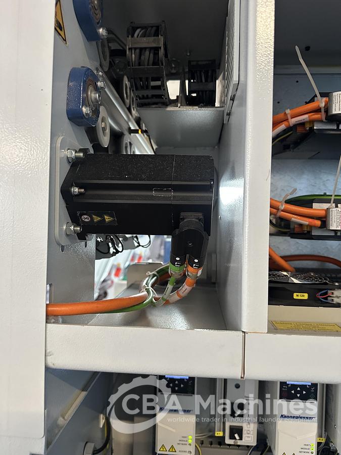 Used 2020 Ironing Line Kannegiesser 2 roll 1200x3500mm GAS - EMQ Synchro + HPM-II GAS + SFM.II 1-2-4 lanes