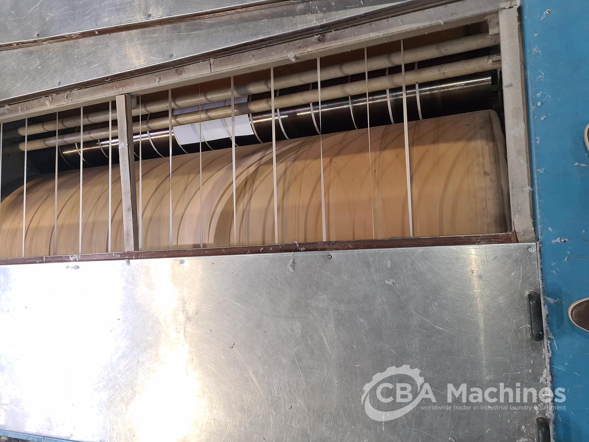 Used Ironing line Kannegiesser 2 roll 1200 x 3000mm steam year 2005/1997