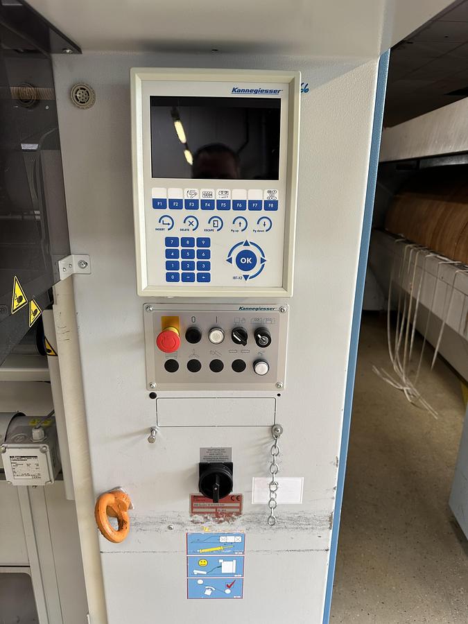 Used 2015 Kannegiesser Feeder EMQ Synchro 3000mm