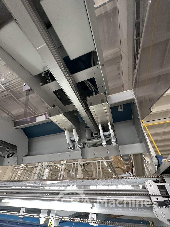 Used 2020 Ironing Line Kannegiesser 2 roll 1200x3500mm GAS - EMQ Synchro + HPM-II GAS + SFM.II 1-2-4 lanes