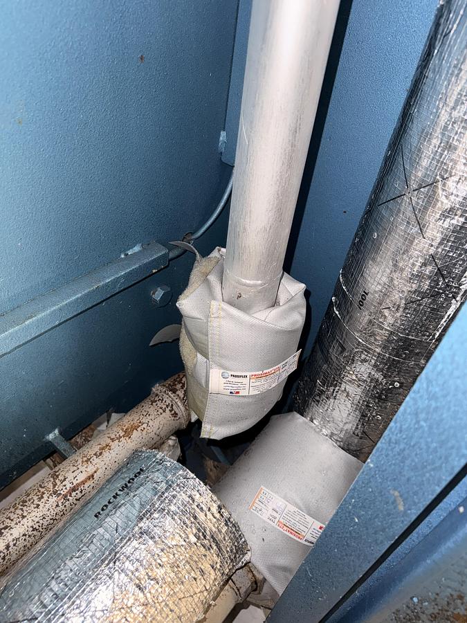 Used 1993 Ironer Lapauw DUO 2x1200x3300 Steam (914)