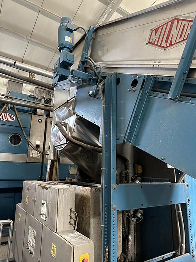 Used Complete Milnor 8 x 50kg CBW tunnel system year 2010 / 2018