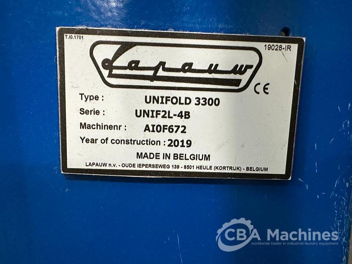 Used 2019 Folder Lapauw Uni-fold 3300 UNIF2L-4B ( 783 )