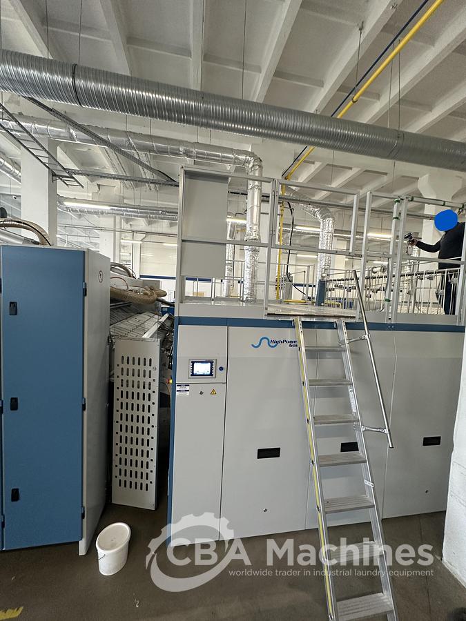 Used 2020 Ironing Line Kannegiesser 2 roll 1200x3500mm GAS - EMQ Synchro + HPM-II GAS + SFM.II 1-2-4 lanes