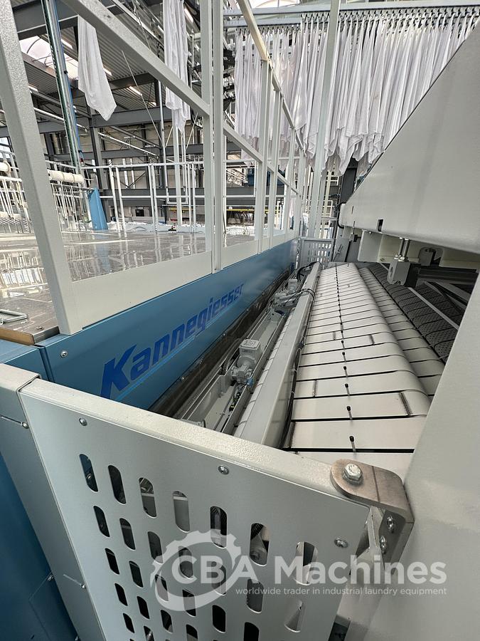 Used 2025 Kannegiesser Ironing Line Steam GZ-A 01+2 + EMA Pro 35-01+2-1/4-1/2 + HPM.II 2 roll x 1200mm x 3500mm + SFM-E 35(35)-1/2-3-KR3-R-ISP4 (1057-1058-1059-1060)