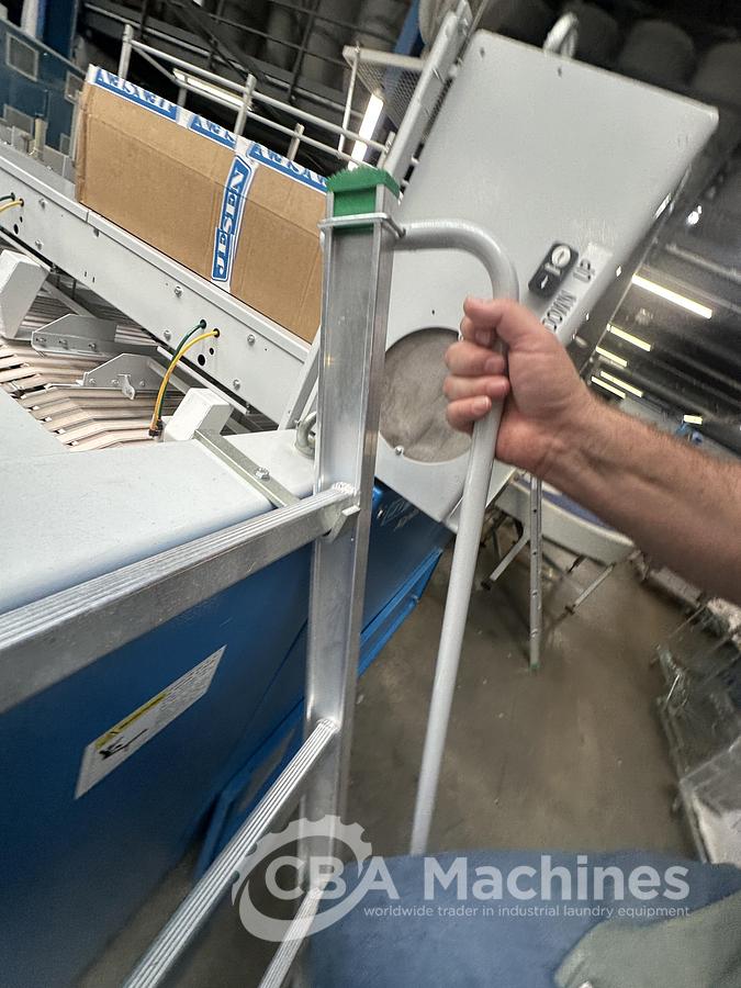 Used 2022 Ironing line Jensen Basic Plus (1029) + EXP 2000 (1030) + Magic (1031) + Napkin Bottom Up (1032)