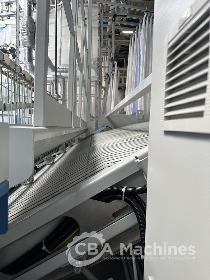 Used 2023 Kannegiesser Ironing line EMQ synchro pro 40-01+2-4/4-1/2 (1033) + HighPower HPM 3x1200x4000mm (1034) + SFM-E 40(42)-1/2-3-KR3-R-ISP4 (1035)